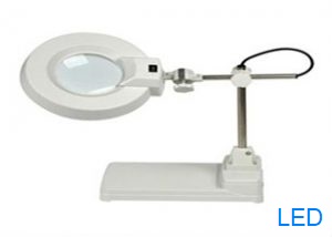 โคมไฟแว่นขยายตั้งโต๊ะ LED 5x XY